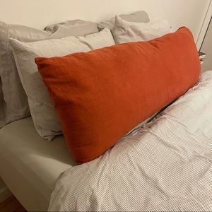 Linen Body Pillow - Potter’s Clay